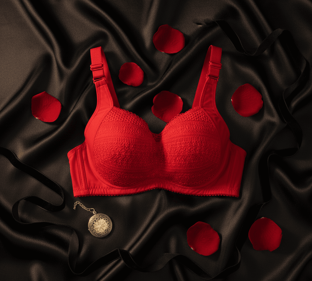 برا حريمي لوكس دانتيل-4 كبشة - أناقة -دعم - راحة -خامه فاخرة