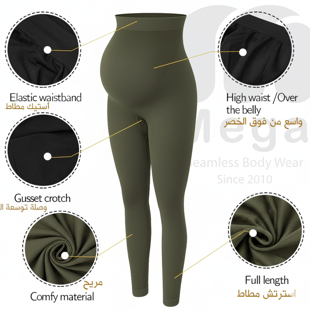 ليجن حوامل مستورد نعومة ودفئ تصميم أنيق يناسب جميع مراحل الحمل والاستخدام اليومي.