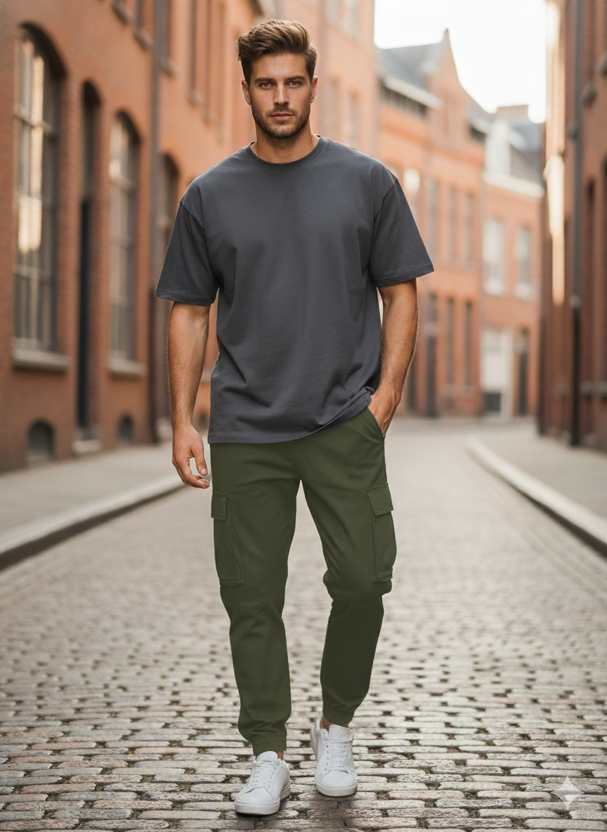 Gemini_Generated_Image_rcadshrcadshrcad.png بنطلون كارجو باجي مع رباط و جيوب كبيرة، فضفاض، خصر برباط، جيوب متعددة، لون موحد، راحة في جميع الفصول للمشي لمسافات طويلة والأنشطة في عطلة نهاية الأسبوع، نسيج متين، بنطلون مستقيم متعدد الجيوب للعطلات، الحياة اليومية العادية، الجري، مناسب لجميع الفصول