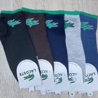 شرابات رجالي قصيرة (أنكل) بألوان متعددة، شراب رياضي بمزيج قطني مريح، 3 أزواج