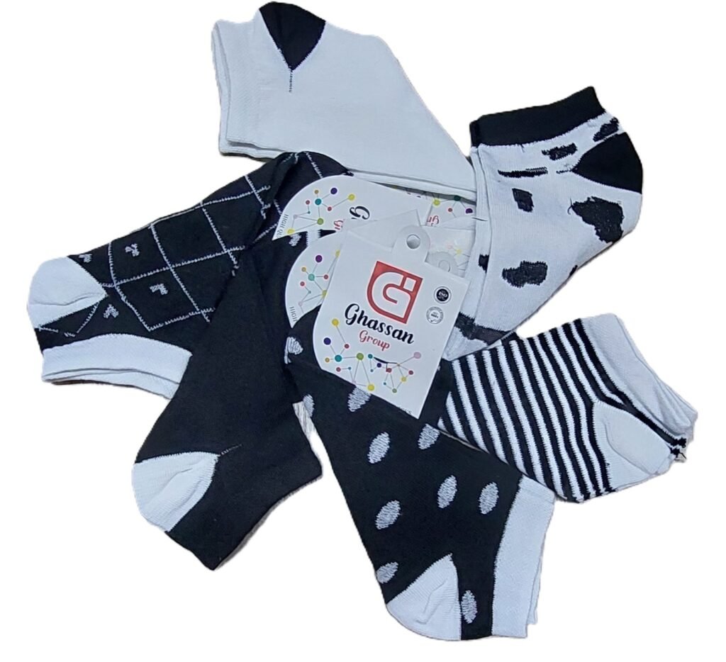 طقم شرابات قصيرة للكعب بتبطين للكعب والأصابع للبنات ،3 قطع