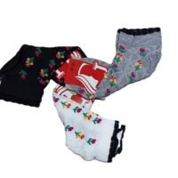 شرابات ليكرا كاجوال بطول الكاحل  ، عبوة من 3 قطع