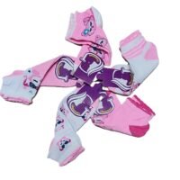 طقم شرابات قصيرة للكعب بتبطين للكعب والأصابع  ،3 قطع