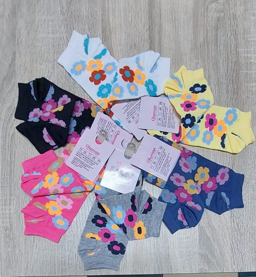 20250118_152955 طقم شرابات قصيرة للكعب بتبطين للكعب والأصابع ،3 قطع