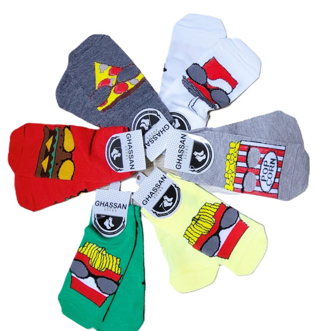 طقم شرابات قصيرة للكعب بتبطين للكعب والأصابع  ،3 قطع