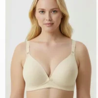 حمالة صدر للرضاعة والولادة مع كباسين أمامية، ناعمة ومريحة