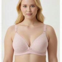 حمالة صدر للرضاعة والولادة مع كباسين أمامية، ناعمة ومريحة