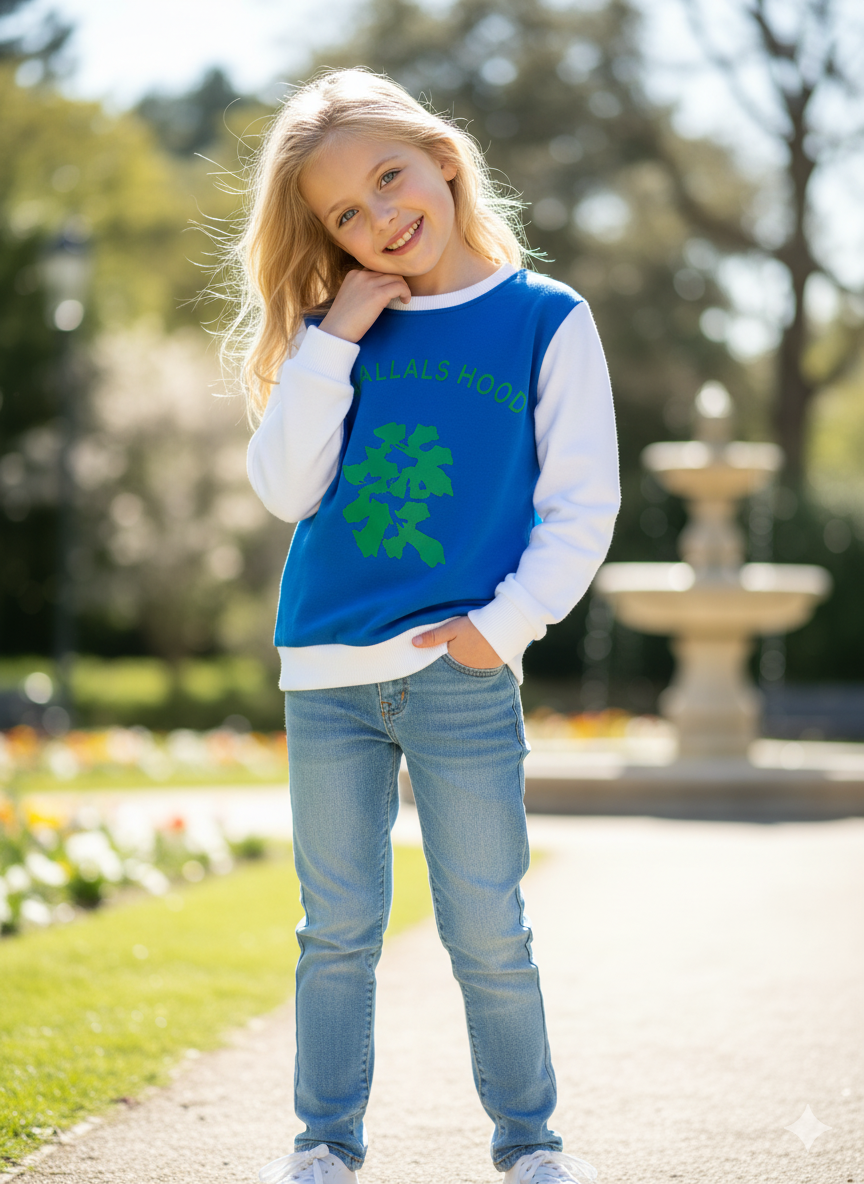 سويت شيرت للبنات مزيج من الدفء والأناقة لطفلتك