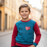 Gemini_Generated_Image_v0683xv0683xv068 سويتشيرت شتوي للأطفال، مقاس ٦ سنوات بتصميم عصري والأكمام الطويلة، مع طباعة ممتعة