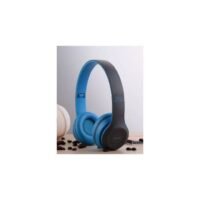 سماعات بلوتوث لاسلكية P47 - رمادي/أزرق