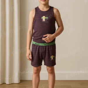 طقم داخلي مريح ومثالي للأولاد، يجمع بين الأناقة والبساطة 95% قطن 5% ليكرا