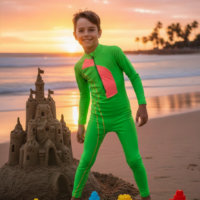 Gemini_Generated_Image_33rnge33rnge33rn (1) مايوه سباحة قطعة واحدة للأولاد احمي ابنك من ضرر اشعة الشمس وامنحه الحرية و الاناقة