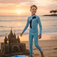 Gemini_Generated_Image_5vbhtu5vbhtu5vbh مايوه سباحة قطعة واحدة للأولاد احمي ابنك من ضرر اشعة الشمس وامنحه الحرية و الاناقة