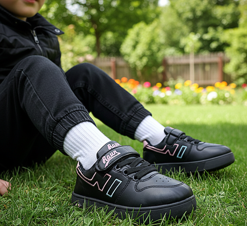 حذاء أطفال مزيج مثالي يجمع بين المتانة والمرونة لتناسب جميع مغامراتهم اليومية!