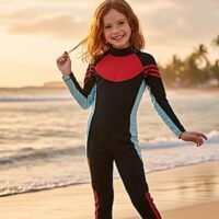 مايوه سباحة قطعة واحدة للبنات احمي ابنتك من ضرر اشعة الشمس وامنحه الحرية و الاناقة