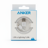 كابل شحن لايتينغ قصير متوافق مع الاجهزة الذكية للايفون