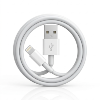 كابل شحن لايتينغ قصير متوافق مع الاجهزة الذكية للايفون