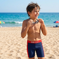 ض شورت سباحة للاولاد و الاطفال قماش مرن ومريح