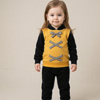 22 طقم بيجامة أطفال عصري، هودي وبنطلون ، تصميم مريح