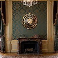 ساعة حائط أنيقة  ، خشب + اكريليك ، اسود، تناظري