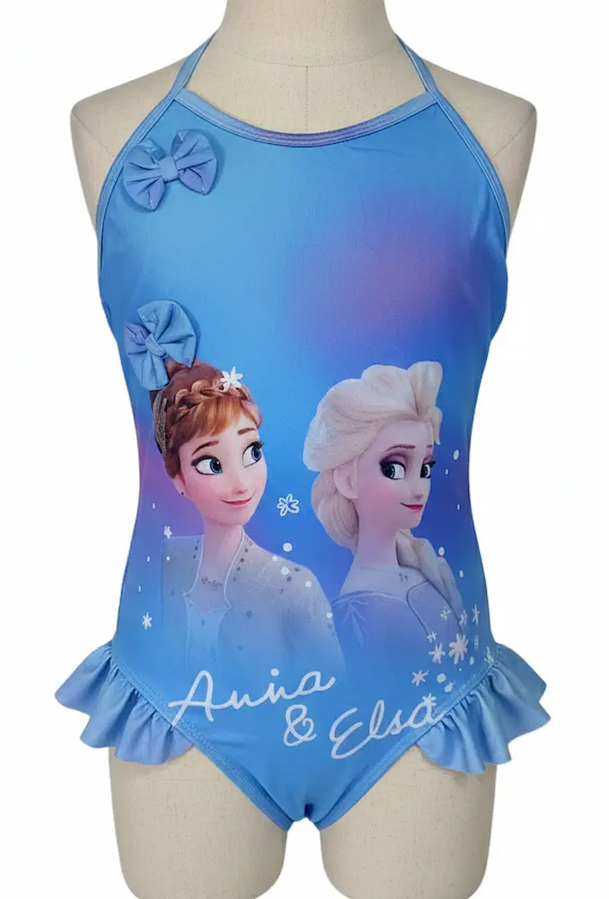 مايوه بناتي  قطعة واحدة برسمة FROZEN
