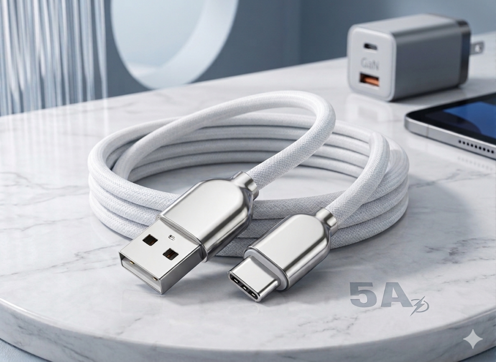 كابل شحن سريع و نقل بيانات ذا متانة و جودة عالية