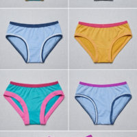 411 طقم بانتي داخلي ناعم جدا ومريح للأطفال، 4 قطع