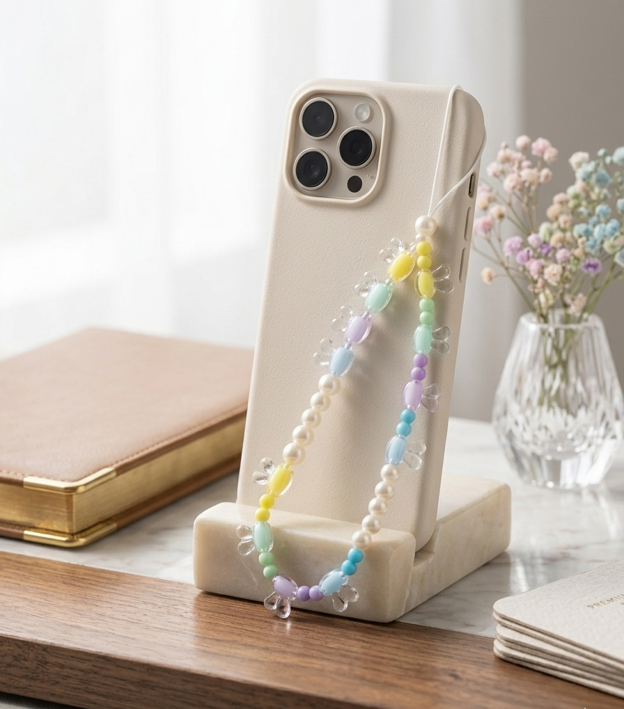 دلاية موبايل من الخرز الفاخر تعكس فخامتك وأناقتك.