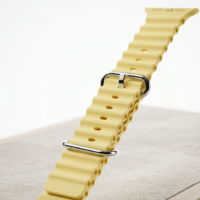 سوار رياضي سيليكون بنمط مموج سلسلة  مقاس 45 ملم 42 ملم 44 ملم 49 ملم