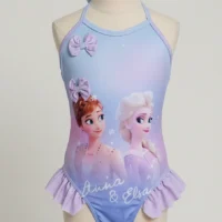 مايوه بناتي  قطعة واحدة برسمة FROZEN