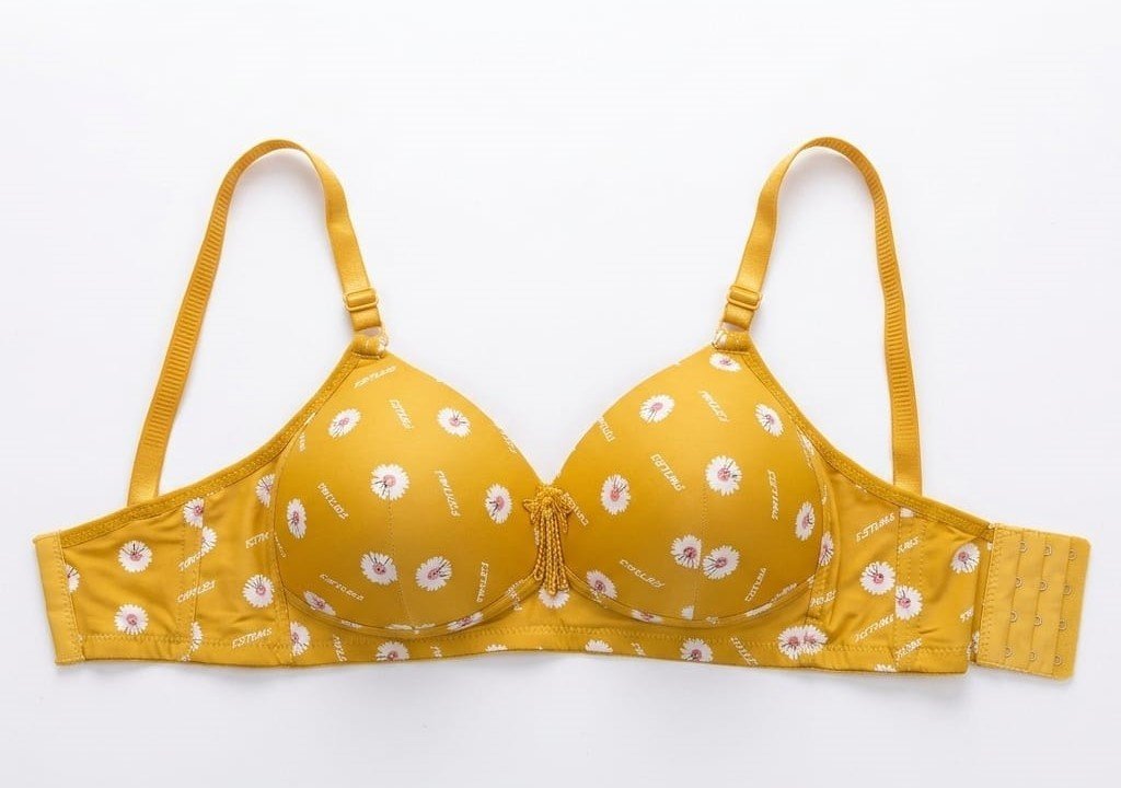 حمالة صدر نسائية راقية بنقشة "الأقحوان" - مزيج المثالي بين الراحة اليومية والأناقة العصرية