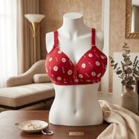 حمالة صدر نسائية راقية بنقشة "الأقحوان" - مزيج المثالي بين الراحة اليومية والأناقة العصرية