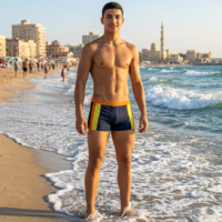 مايوه شورت سن محير مرن ومريح