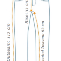 W33-L34.png بنطلون جينز كلاسيك مريح من BIG STAR–تصميم Regular Straight عصري يناسب الجنسين (Unisex)