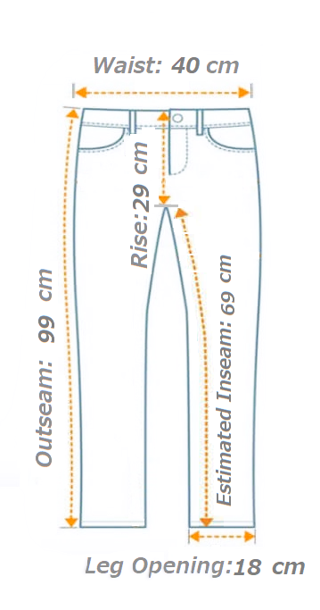 W38-L29-1.png بنطلون جينز كلاسيك مريح من ADAGIO–تصميم Regular Straight عصري يناسب الجنسين